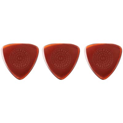 516P150 Primetone Small Triangle Grip 1,50 mm Sachet de 3 Dunlop image 1