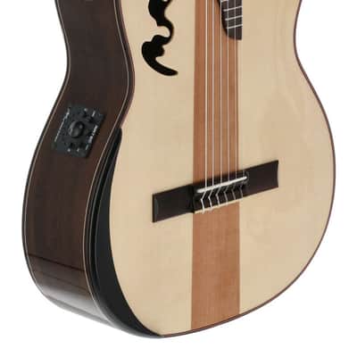 Manuel Rodriguez Cortado Aged Eucalyptus 4/4 Gloss E-Acoustic Cutaway (501464) image 11