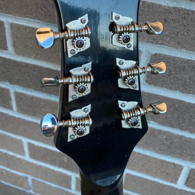 1968  Teisco V2 Sunburst . Very cool MIJ guitar Mezurashi (rare) image 13