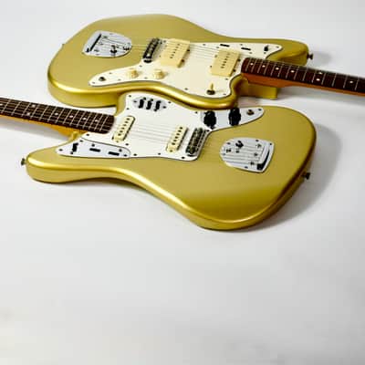 1994 Fender Japan Jazzmaster (JM66-RC) – Shoreline Gold, MIJ, Limited, Offset, FujiGen image 7