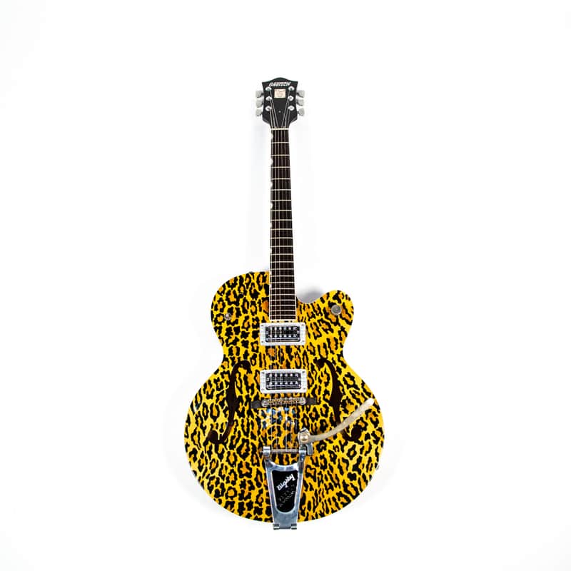 Gretsch Leopard Print  Hot Rod Owned by Brian Setzer image 1