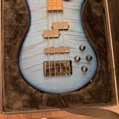 NEW Spector Euro 4 LX Black & Blue Matte with Hard Case image 1