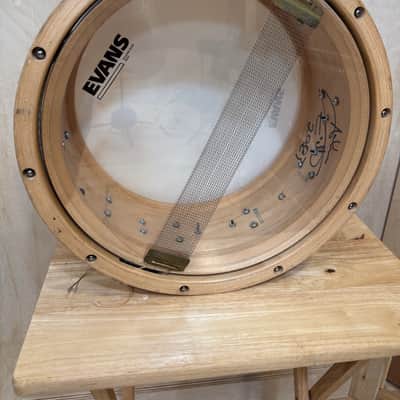 Craviotto DW RARE Green Badge Signed Wood Hoop - Solid Wood Snare 2003 image 10