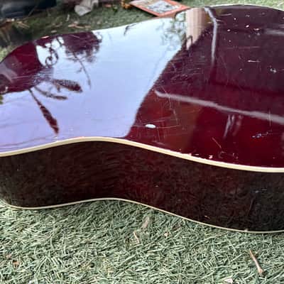 Aria AW-20BS Acoustic Guitar Dreadnought rare image 10