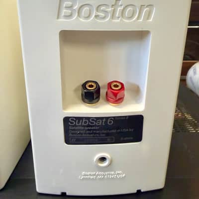 Boston Acoustics SubSat 6 Satellite II Speakers Pair, Tested SEE VIDEO image 6