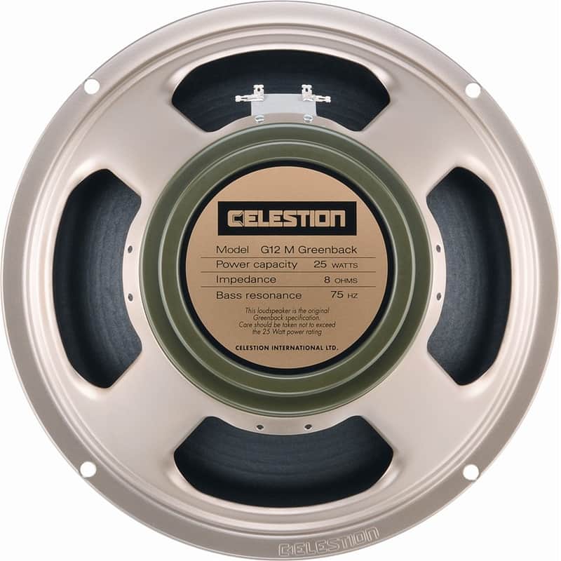 Celestion G12M Heritage Greenback 12" 20-Watt 8ohm Guitar Amp Speaker image 1