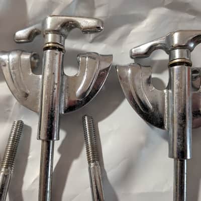 Pearl Drums Export Vintage 1980s Bass Drum Claws and Tension Rod Set of 16 image 4