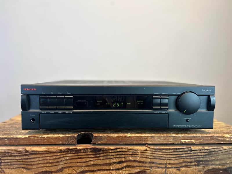 Nakamichi R-1 Récepteur Stéréo AM/FM – Home Cinéma Ultra Compact – Noir