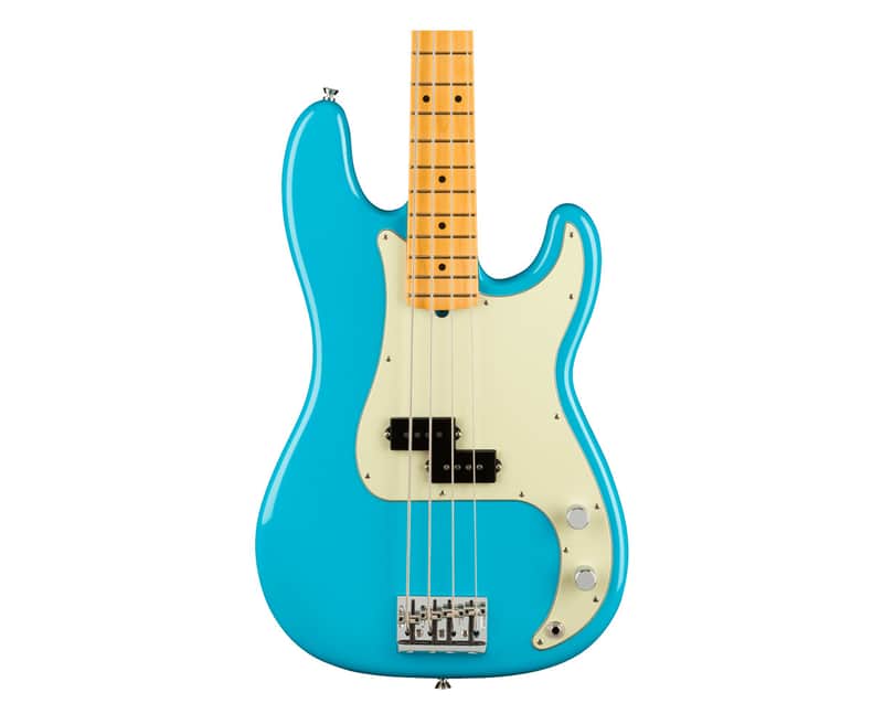 Used Fender American Professional II Precision Bass - Miami Blue w/ Maple FB image 1