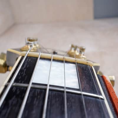 Burny RLC-60 Custom MIJ 1989 Black 1960 Reissue VH-3 PAF Pickups Vintage Made in Japan MIJ w/ Bag image 4