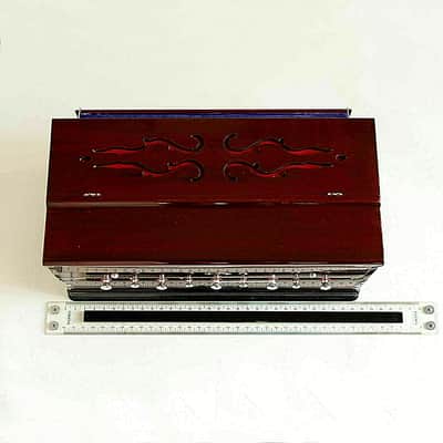 Harmonium 9 Stopper Chudidaar Indian Style Best Bellow 42 Key Two Reed Bass-Male image 6