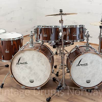 Sonor Vintage Series Rosewood SemiGloss Beech Shell Bank – Made in Germany image 2