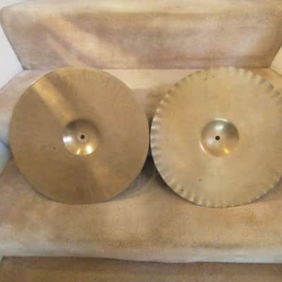 Paiste Rare vintage 602 15 inch Sound Edge hi hat cymbals 1039/1118 grams - outstanding! image 9