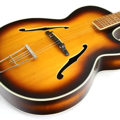 1967 Hofner President Florentine Model 66 Acoustic Archtop 5115-05 Brunette Sunburst image 15