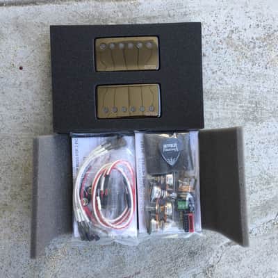 EMG JH/SET Black DLC James Hetfield Signature Humbucker Set image 2
