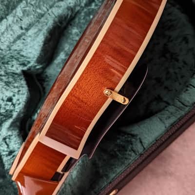 Kentucky KM-858 Gold Top Artist Level Mandolin Package, w/setup, deluxe case, & shipping image 7
