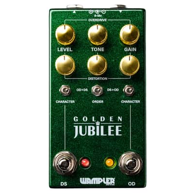 New Wampler Golden Jubilee Overdrive & Distortion Guitar Effects Pedal image 1