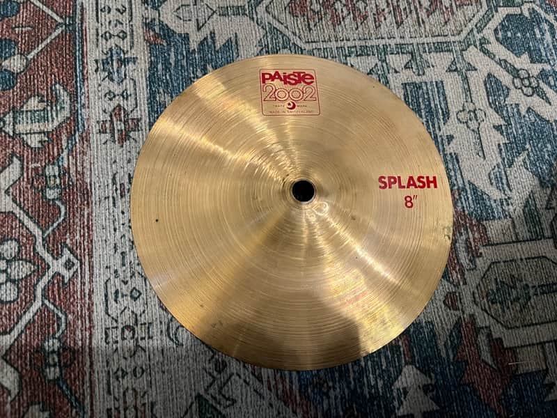 Paiste 8" 2002 Splash Cymbal 1980 - Present - Traditional image 1