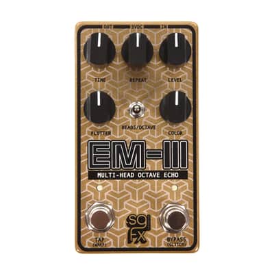 SolidGoldFX EM-III Multi-Head Octave Echo Pedal image 1