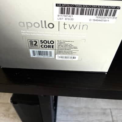 Universal Audio Apollo Twin SOLO Thunderbolt Audio Interface 2010s - Silver image 4