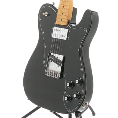 Fender Certified Pre-Owned American Vintage II 1977 Telecaster Custom, Maple Fingerboard, Black (E1) (30759) image 4