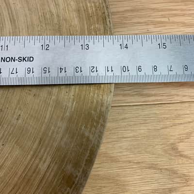 Zildjian 14" Turkish K Constantinople Thin Hi-Hat Crash Cymbal 1920s-30s 782g image 9