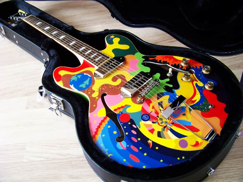 TPP Beatles "Apple Boutique" Custom Epiphone Casino Tribute image 1