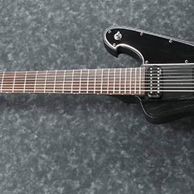 Ibanez FTM33 Fredrik Thordendal Weathered Black 8-String Electric Guitar + Case - New - In stock image 4