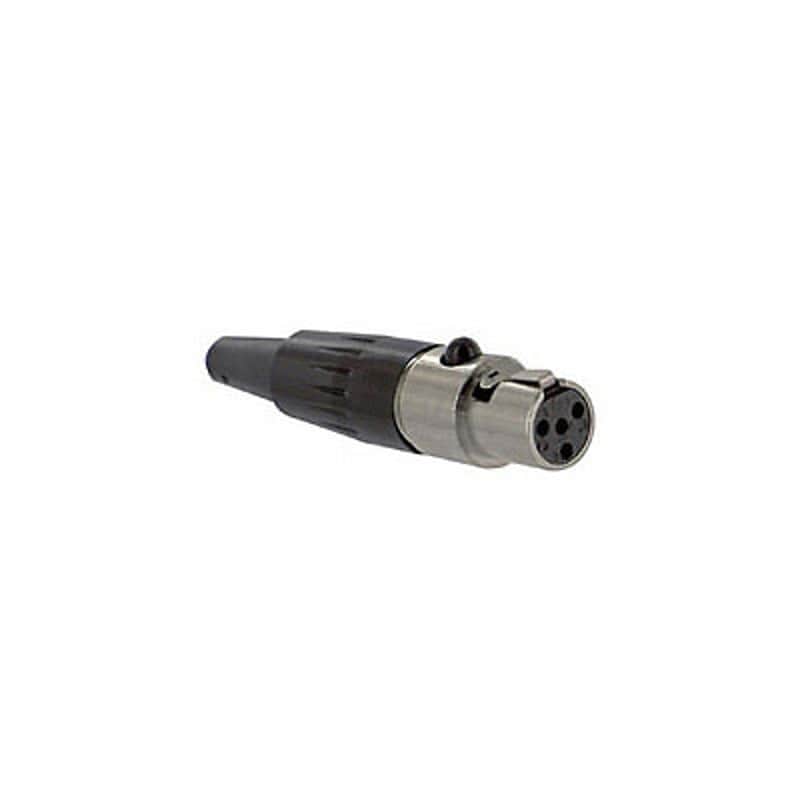 Switchcraft TA4F Tini-QG "Mini XLR" Cable Mount with 4 Pin Female Connector / Nickel Housing image 1