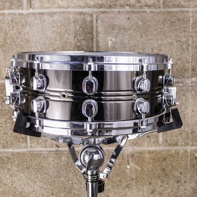 Mapex 6" x 14" Steel Black Panther Snare Drum image 4