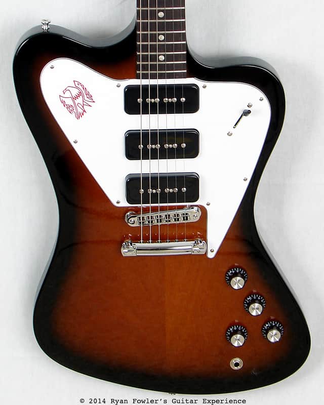 2011 Gibson Firebird Non-Reverse P90 Sunburst | Reverb