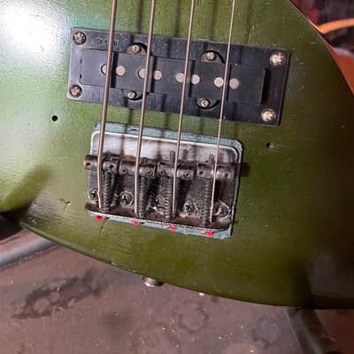 Fender jazz style bass Jazz 1970s-2026 - Sherwood green image 3