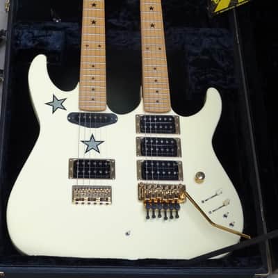 Kramer Richie Sambora Stars White Double Neck 1980's Bon Jovi Vibe image 8