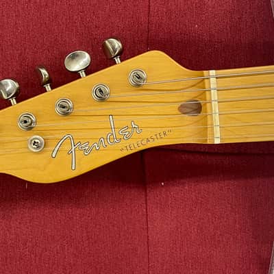 Fender Left-handed 50th Anniversary 50's Telecaster Maple Neck with Case 1996 Japan - Blonde image 10
