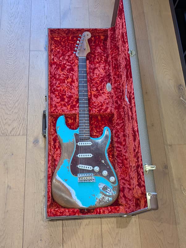 Fender Custom Shop Limited Edition F22 '60 Stratocaster Super Heavy Relic - Aged Sea Foam Green (Roasted Alder/Maple) image 1