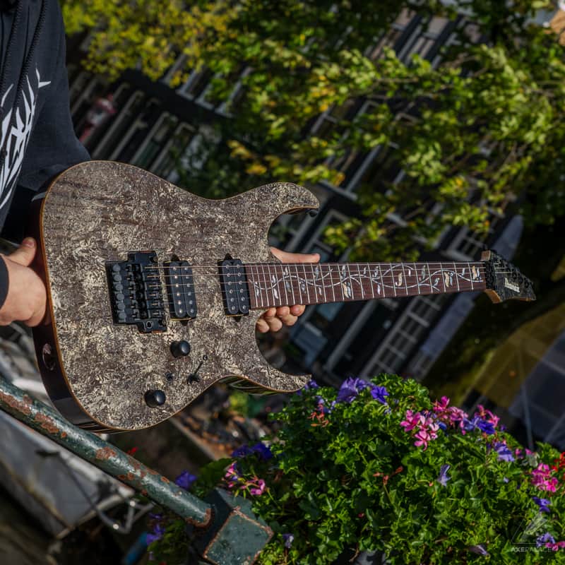 Ibanez J-Custom RG8620AH Axe Palace Limited Run – Black Quartz