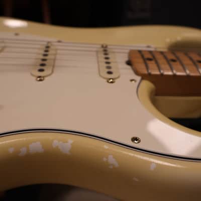 Fender 1980 The Strat Olympic White Gold Hardware OHSC image 11