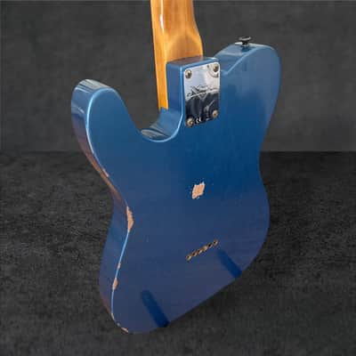 2025 Fender Custom Shop '63 Telecaster Relic – Aged Lake Placid Blue image 14