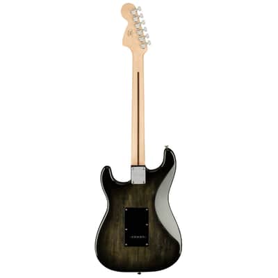 Used Squier Affinity Series Stratocaster FMT HSS - Black Burst w/ Maple FB image 8