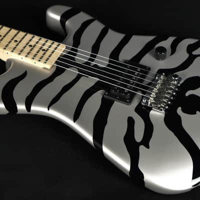 Charvel Limited Edition Super-Stock San Dimas Style 1 Silver Bengal Electric Guitar image 5