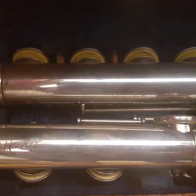 RARE Philipp Hammig Sinfonia Pre-Professional German Silver C Flute Reform Wave Headjoint Adler Wing Offset-G High G/A Trill C#/D# Foot Rollers Split-E image 10