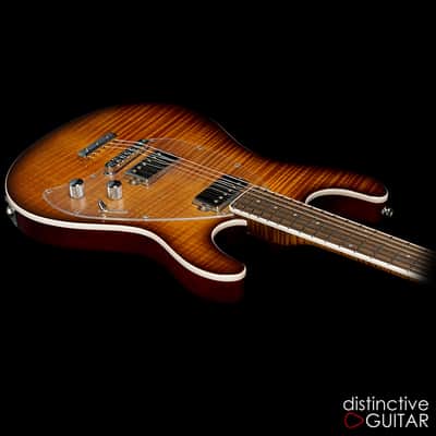 Ernie Ball Music Man Steve Morse LIMITED BFR Caramel Burst Flame #9 / 35 image 3