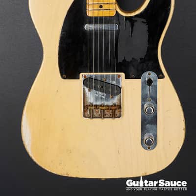 Fender Custom Shop Masterbuilt John Cruz 55 Telecaster Heavy Relic  2015 - White Blonde (COD 1538UG) image 2