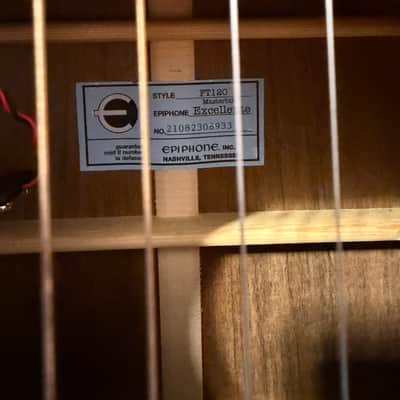 Epiphone Masterbilt Excellente 2020 - Present - Antique Natural image 8