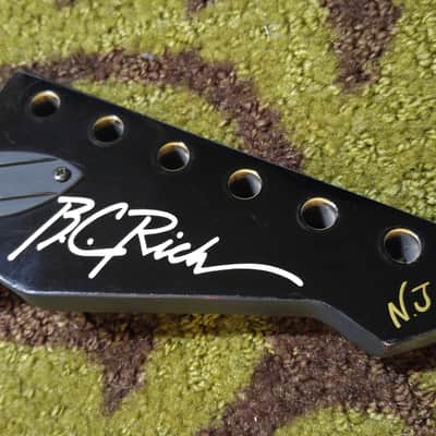 BC Rich  NJ-Series 24 3/4" Scale  Black Satin Guitar Neck image 1