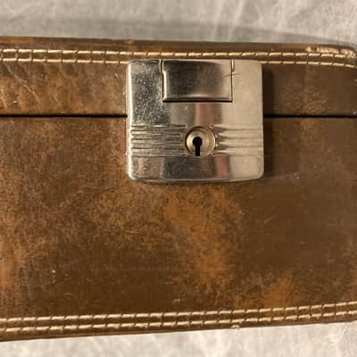 Hagstrom Guitar hard case 1970’s - Brown faux leather image 4