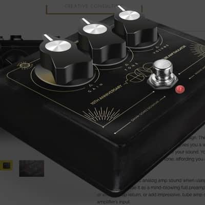 Massive Unity Tube Amp Emulator TAE Pedal 2021 - Black image 2