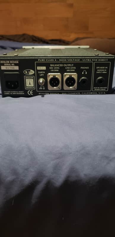 Avalon U5 Direct Box / Instrument Preamplifier 2010s - Silver image 1