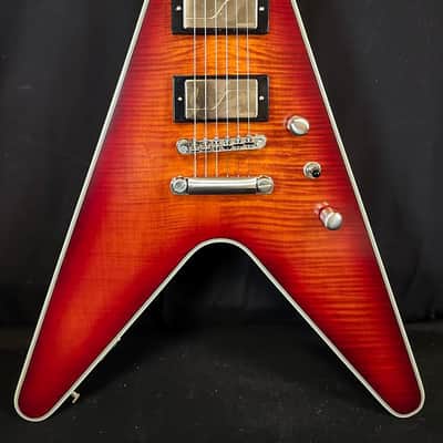 Epiphone Flying V Prophecy Aged Bengal Tiger Burst, Electric Guitar with Premium Gig Bag image 2