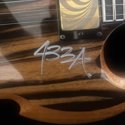 Wylde Audio Barbarian Pale Moon Ebony signed by Zakk Wylde and Black Label Society 2025 - Clear Gloss image 4